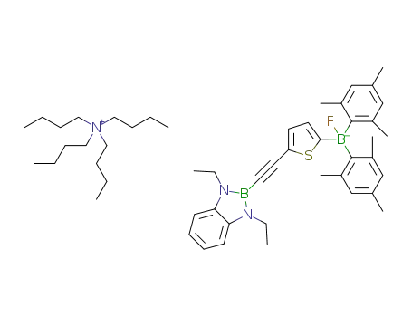 C<sub>34</sub>H<sub>38</sub>B<sub>2</sub>FN<sub>2</sub>S<sup>(1-)</sup>*C<sub>16</sub>H<sub>36</sub>N<sup>(1+)</sup>