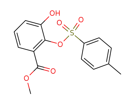 Benzoic acid, 3-hydroxy-2-[[(4-methylphenyl)sulfonyl]oxy]-, methyl ester