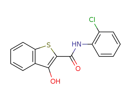3-Hydroxy-benzo[b]thiophene-2-carboxylic acid (2-chloro-phenyl)-amide