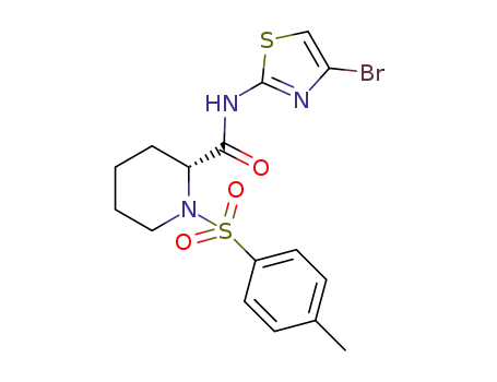C<sub>16</sub>H<sub>18</sub>BrN<sub>3</sub>O<sub>3</sub>S<sub>2</sub>