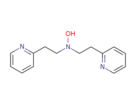 Molecular Structure of 6965-67-9 (N-hydroxy-2-(pyridin-2-yl)-N-[2-(pyridin-2-yl)ethyl]ethanamine)