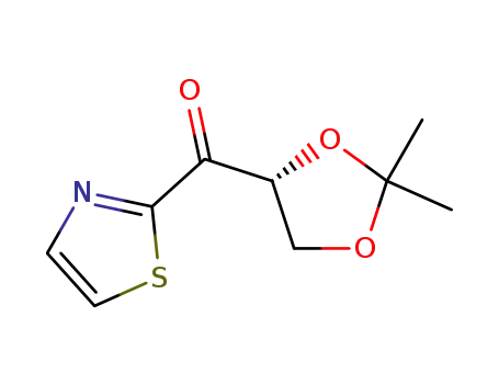 Methanone, (2,2-dimethyl-1,3-dioxolan-4-yl)-2-thiazolyl-, (R)-
