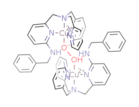 Molecular Structure of 1413355-83-5 ([{(BA)Cu<sup>II</sup>}<sub>2</sub>(trans-μ-1,2-peroxo)]<sup>2+</sup>)