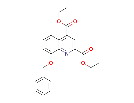 diethyl 8-benzyloxyquinoline-2,4-dicarboxylate