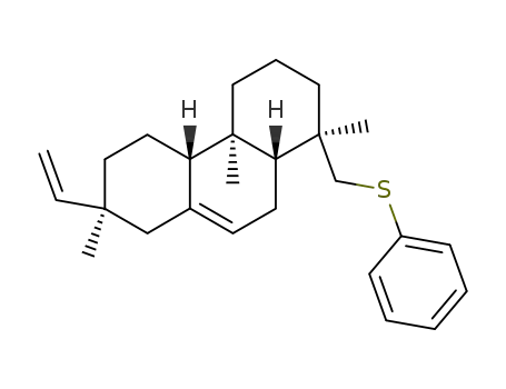 (2S,4aS,4bR,8R,8aR)-2,4b,8-Trimethyl-8-phenylsulfanylmethyl-2-vinyl-1,2,3,4,4a,4b,5,6,7,8,8a,9-dodecahydro-phenanthrene