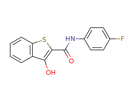 3-Hydroxy-benzo[b]thiophene-2-carboxylic acid (4-fluoro-phenyl)-amide