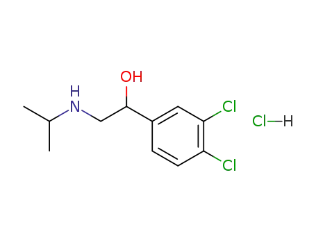 Molecular Structure of 51-29-6 (DICHLOROISOPROTERENOL HYDROCHLORIDE)