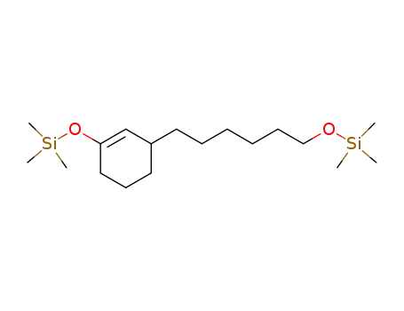 Molecular Structure of 114423-59-5 (3-<6'-(trimethylsilyloxy)hexyl>-1-<(trimethylsilyl)oxy>cyclohexene)