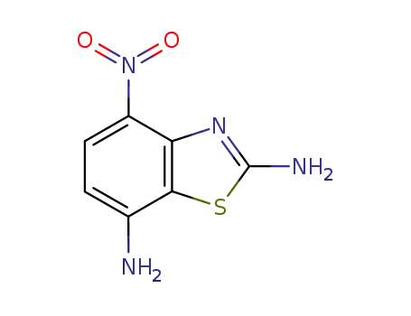 2,7-Benzothiazolediamine,4-nitro-(9CI)