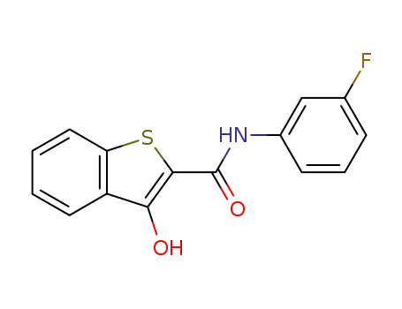 3-Hydroxy-benzo[b]thiophene-2-carboxylic acid (3-fluoro-phenyl)-amide