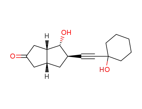 (3aS,4S,5R,6aR)-4-Hydroxy-5-(1-hydroxy-cyclohexylethynyl)-hexahydro-pentalen-2-one