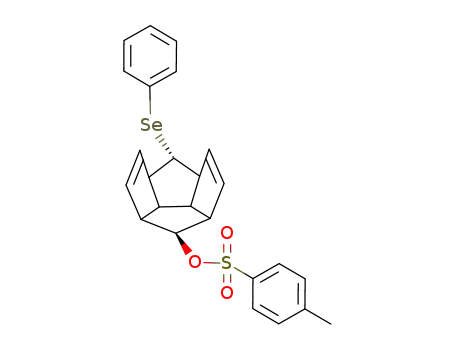 Toluene-4-sulfonic acid 6-phenylselanyl-2a,3,3a,5a,6,6a,6b,6c-octahydro-dicyclopenta[cd,gh]pentalen-3-yl ester