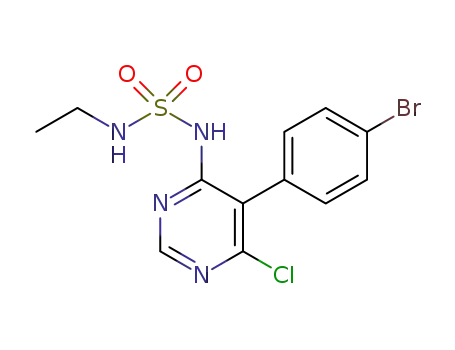 Molecular Structure of 441797-83-7 (C<sub>12</sub>H<sub>12</sub>BrClN<sub>4</sub>O<sub>2</sub>S)