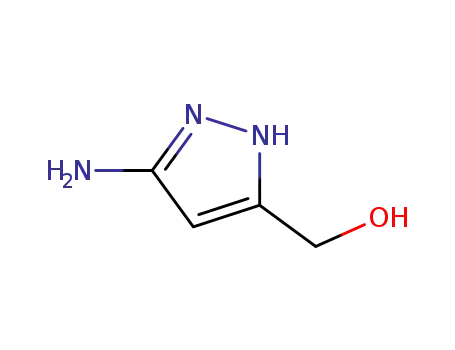 Molecular Structure of 1000895-26-0 ((5-AMino-1H-pyrazol-3-yl)Methanol)