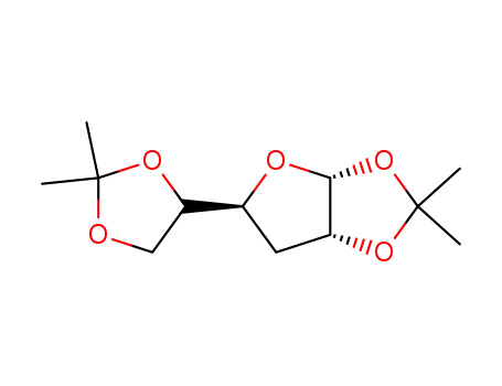 Molecular Structure of 1082903-53-4 ((3aR,5S,6aR)-5-(2,2-dimethyl-1,3-dioxolan-4-yl)-2,2-dimethyl-3a,5,6,6a-tetrahydrofuro[2,3-d][1,3]dioxole)