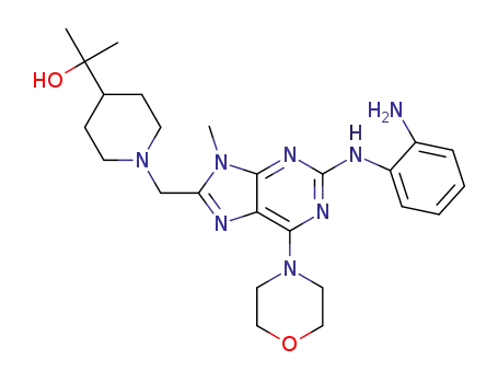 C<sub>25</sub>H<sub>36</sub>N<sub>8</sub>O<sub>2</sub>