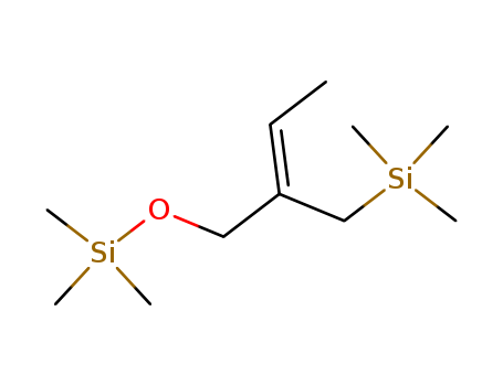 Molecular Structure of 100641-10-9 (Silane, trimethyl[[2-[(trimethylsilyl)methyl]-2-butenyl]oxy]-, (Z)-)