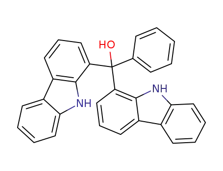 Molecular Structure of 111960-28-2 (9H-Carbazole-1-methanol, a-9H-carbazol-1-yl-a-phenyl-)