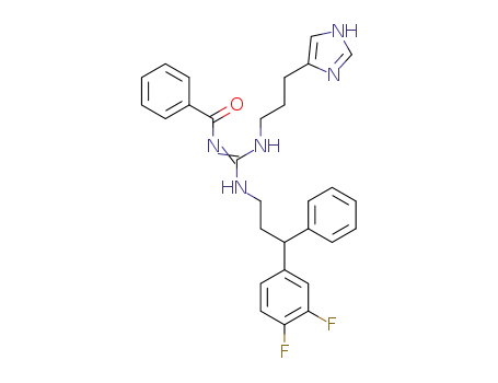 N-Benzoyl-N'-[3-(3,4-difluoro-phenyl)-3-phenyl-propyl]-N''-[3-(1H-imidazol-4-yl)-propyl]-guanidine