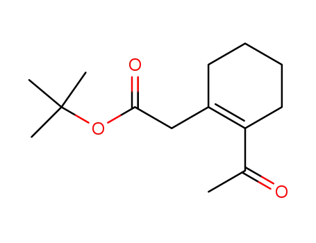1-Cyclohexene-1-acetic acid, 2-acetyl-, 1,1-dimethylethyl ester