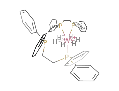 W(H)6(bis-(1,2-diphenyl-phosphino)ethane-κ<sup>2</sup>P)(bis-(1,2-diphenyl-phosphino)ethane-κ<sup>1</sup>P)
