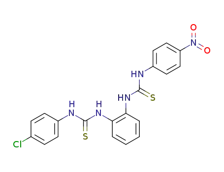 N<sup>1</sup>-[N-(4-chlorophenyl)thiocarbamoyl]-N<sup>2</sup>-[N-(4-nitrophenyl)thiocarbamoyl]-1,2-diaminobenzene