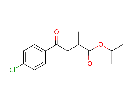 isopropyl 4-(4-chlorophenyl)-2-methyl-4-oxobutanoate