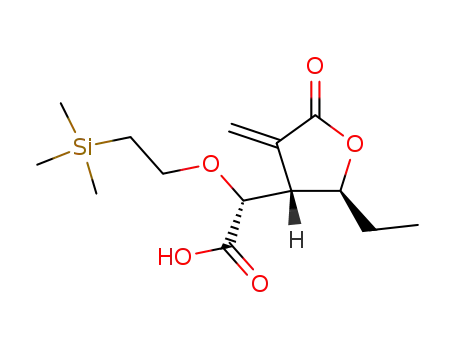 (R)-((2S,3R)-2-Ethyl-4-methylene-5-oxo-tetrahydro-furan-3-yl)-(2-trimethylsilanyl-ethoxy)-acetic acid