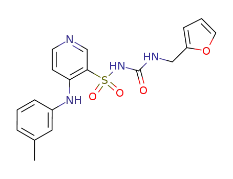 Molecular Structure of 72811-48-4 (C<sub>18</sub>H<sub>18</sub>N<sub>4</sub>O<sub>4</sub>S)