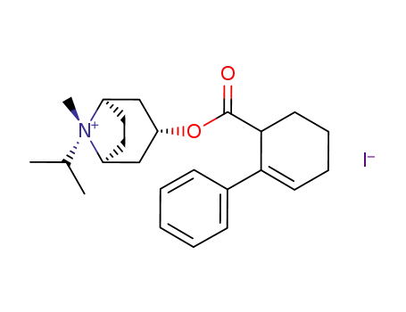 endo-syn-8-(1-methylethyl)-8-methyl-3-<<(2-phenyl-2-cyclohexene-1-yl)-carbonyl>oxy>-8-azoniabicyclo<3.2.1>octane iodide