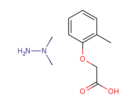 Molecular Structure of 1401314-34-8 (1,1-dimethylhydrazinium 2-(2-methylphenoxy)acetate)