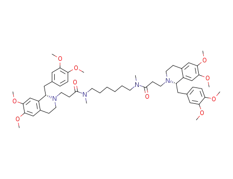(+)-N,N'-4,11-dimethyl-4,11-diaza-3,12-dioxotetramethylene-1,14-diyl-bis(S)-tertahydropapaverine