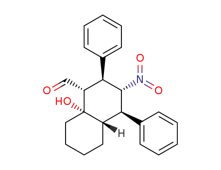 (1R,2S,3R,4R,4aS,8aS)-8a-hydroxy-3-nitro-2,4-diphenyldecahydronaphthalene-1-carbaldehyde