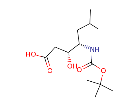 (3R,4S)-4-(tert-butoxycarbonylamino)-3-hydroxy-6-methylheptanoic acid