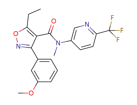 C<sub>20</sub>H<sub>18</sub>F<sub>3</sub>N<sub>3</sub>O<sub>3</sub>