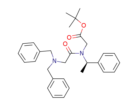 Glycine, N-[N,N-bis(phenylmethyl)glycyl]-N-(1-phenylethyl)-,
1,1-dimethylethyl ester, (R)-