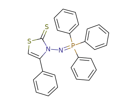 2(3H)-Thiazolethione, 4-phenyl-3-[(triphenylphosphoranylidene)amino]-