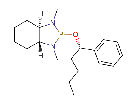 (R,R)-1,3-dimethyl-2-[(1S)-phenyl-pentyloxy]-octahydro-benzo[1,3,2]diazaphosphole