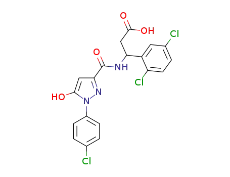 C<sub>19</sub>H<sub>14</sub>Cl<sub>3</sub>N<sub>3</sub>O<sub>4</sub>