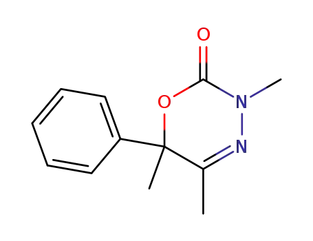 Molecular Structure of 105889-06-3 (3,5,6-trimethyl-6-phenyl-3,6-dihydro-2H-1,3,4-oxadiazin-2-one)