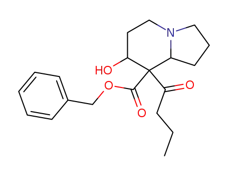 8-carbobenzoxy-7-hydroxy-8-(1-oxobutyl)indolizidine