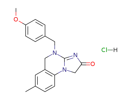4-(4-Methoxy-benzyl)-7-methyl-4,5-dihydro-imidazo[1,2-a]quinazolin-2-one; hydrochloride