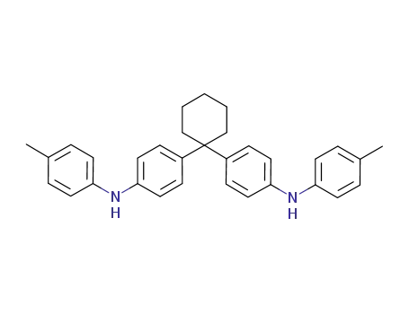 Molecular Structure of 64819-53-0 (4,4'-cyclohexylidenebisN-(4-methylphenyl)-Benzenamine)