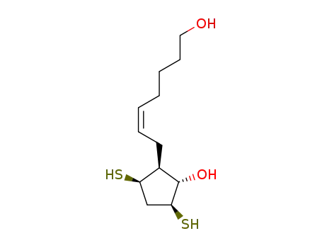 (Z)-(1RS,2RS,3RS,4SR)-2-hydroxy-3-(7-hydroxy-2-heptenyl)cyclopentane 1,4-dithiol