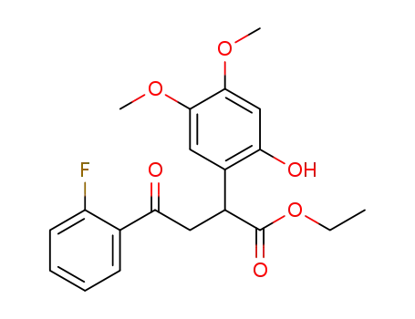 ethyl 2-(4,5-dimethoxy-2-hydroxyphenyl)-4-(2-fluorophenyl)-4-oxobutanoate