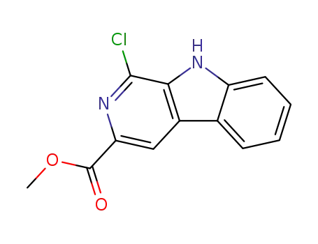 Molecular Structure of 757234-77-8 (methyl 1-chloro-N-(methoxymethyl)pyrido[3,4-b]indole-3-carboxylate)