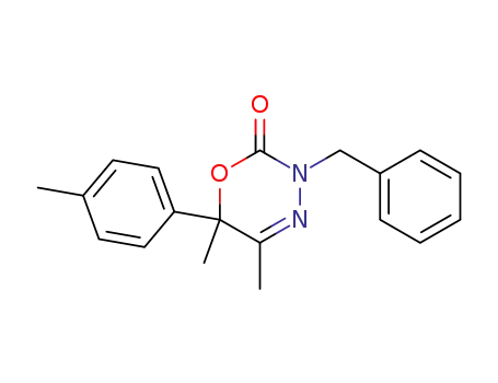 2H-1,3,4-Oxadiazin-2-one,
3,6-dihydro-5,6-dimethyl-6-(4-methylphenyl)-3-(phenylmethyl)-