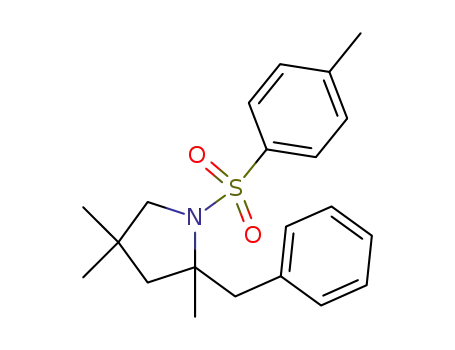 2-benzyl-2,4,4-trimethyl-1-(4-methylbenzenesulfonyl)pyrrolidine