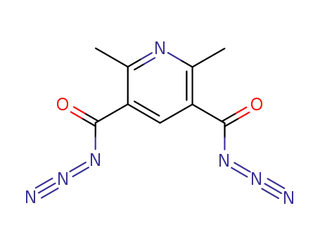 Molecular Structure of 90886-77-4 (3,5-Pyridinedicarbonyl diazide, 2,6-dimethyl-)
