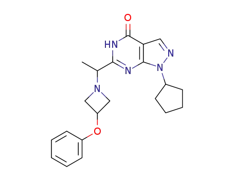 C<sub>21</sub>H<sub>25</sub>N<sub>5</sub>O<sub>2</sub>